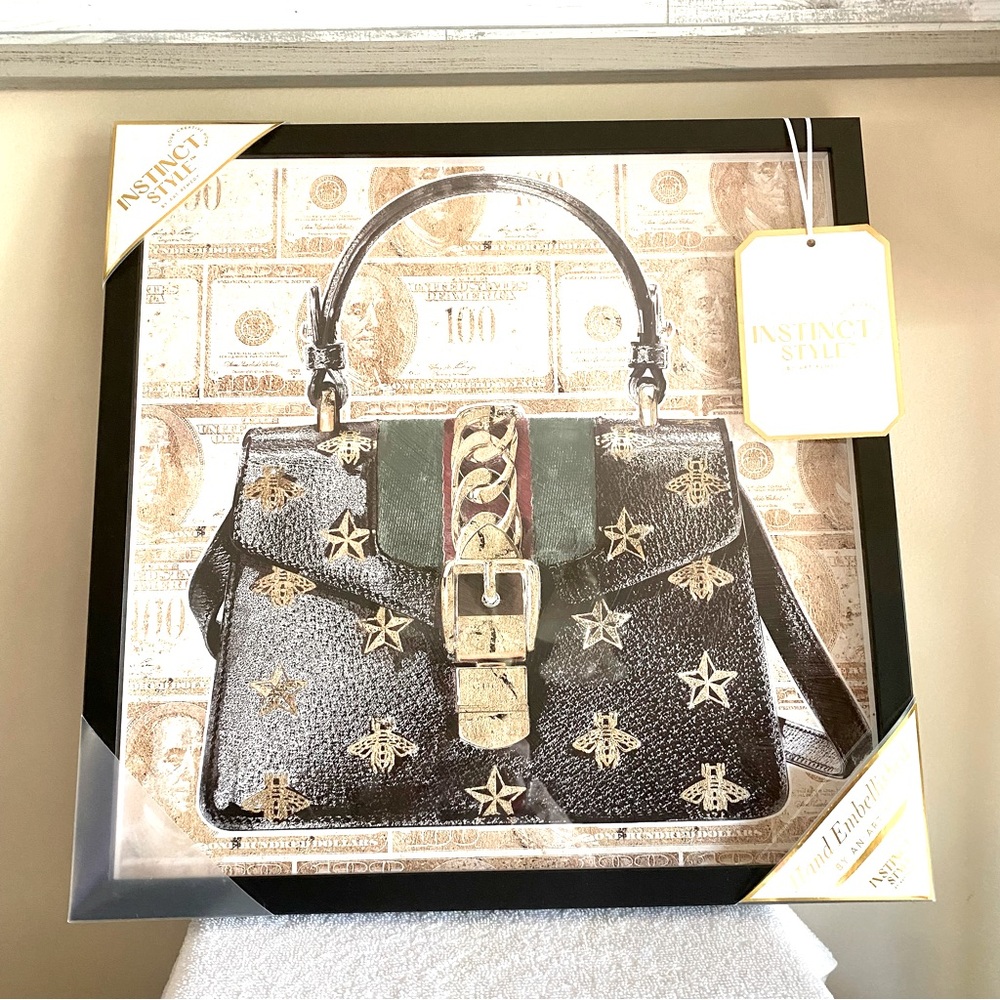 🎅🏻 Sale Wall art with Black and Gold Women's Bag detail - Picture 9 of 9